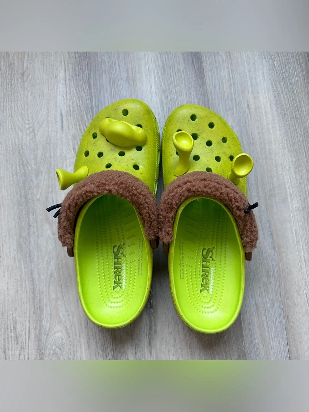Crocs SHREK Classic Clog Lime Punch Men Size 12 209373-3TX DreamWorks 2023